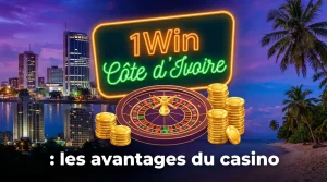 Choisissez 1Win Côte d'Ivoire pour vivre une expérience de jeu unique. Des machines à sous variées, une application mobile, un service client disponible 24h/24 et 7j/7